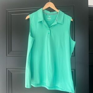 Adidas Women's Light Green Sleeveless Tank